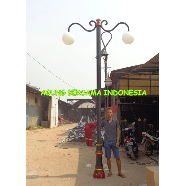 3 Meter Height Garden Light Pole