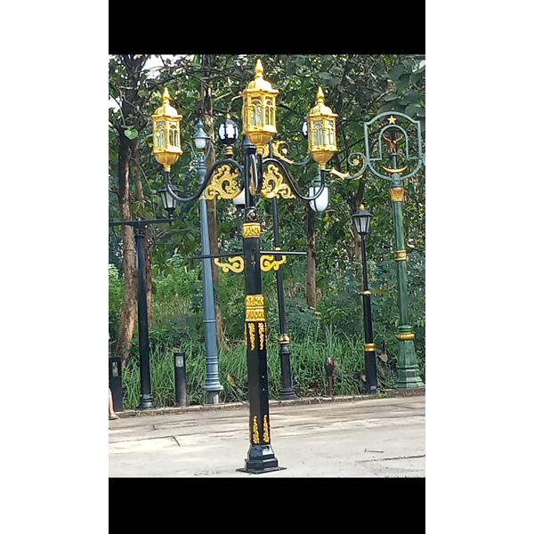 Tiang Lampu Taman Jalan Kota Antik Pju Hias Minimalis Klasik Pendestrian 1