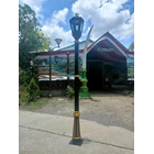 Garden Light Pole 3 Meters 4 Lights 4