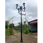 Garden Light Pole 3 Meters 4 Lights 3