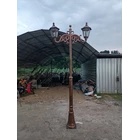 Garden Light Pole 3 Meters 4 Lights 1