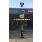 Unique led garden light pole 1