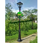 Unique Decorative Garden Light Pole 1
