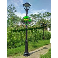 Unique Decorative Garden Light Pole