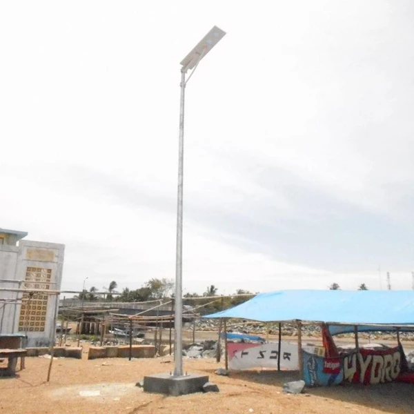 Solar Cell Street Lights Pole all in one