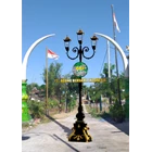  Tiang Lampu Taman Palembang 1