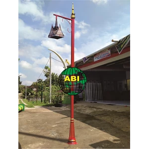 TIANG LAMPU DEKORATIF PRODUK INDONESIA NKRI