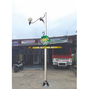 Remote Village Unique Street Light Pole