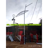 Tiang PJU Kota hias Cirebon