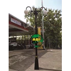 West Bali Garden Light Pole Model 2 3 4 5 Meters 1