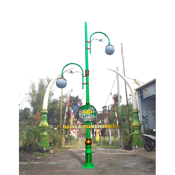 PJU Street Light Pole 6 Meters Pekanbaru