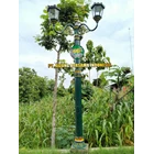 Mountain Garden Light Pole Decoration 3